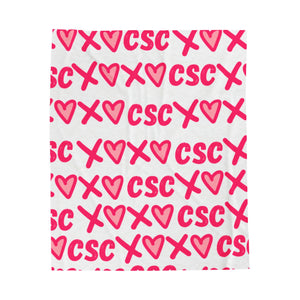 CSC Valentines Day Plush Blanket